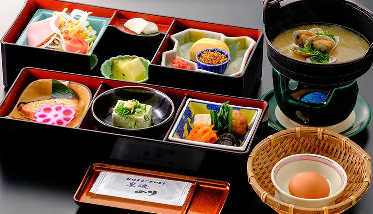 健康的な和食スタイルのご朝食