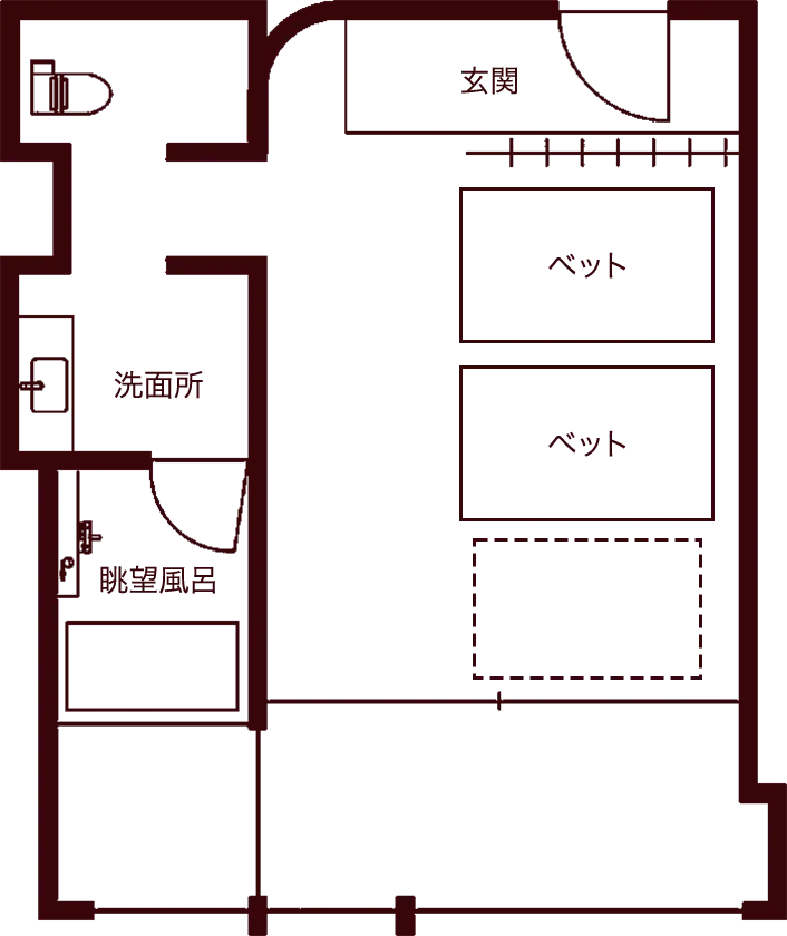 鷺草 間取り図